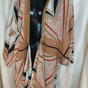 Umgee Multicolor Patterned Kimono